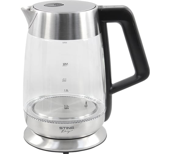 Чайник стеклянный STINGRAY ST-KT3002B черный 39304 1