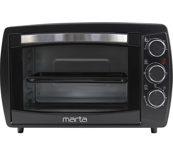 Духовой шкаф (мини-печь) MARTA MT-EO4295B черный жемчуг, 23 л, 3 режима+конвекция+гриль 40873