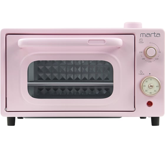 Духовой шкаф (мини-печь) MARTA MT-EO4297A розовый опал, 12 л, паровое увлажнение 40496