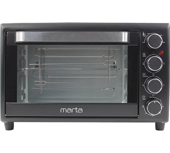 Духовой шкаф (мини-печь) MARTA MT-EO4299A черный жемчуг 40861
