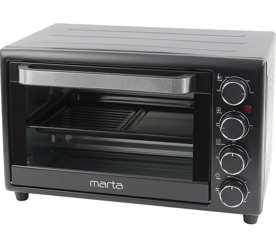 Духовой шкаф (мини-печь) MARTA MT-EO4299A черный жемчуг 40861