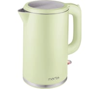 Чайник металлический MARTA MT-4556 зеленый нефрит 42018