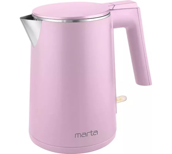 Чайник металлический MARTA MT-4591 розовый опал 42032 1