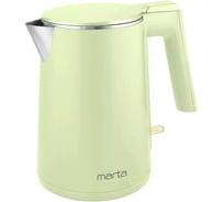 Чайник металлический MARTA MT-4591 зеленый нефрит 42034