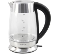 Чайник стеклянный MARTA MT-4619 черный жемчуг 39300