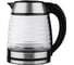 Чайник HomeStar HS-1046 1.5 л., стекло, пластик, черный 108854 2