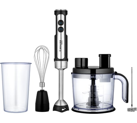 Блендер погружной BRAYER 1500 Вт, мультифункциональный BR1263