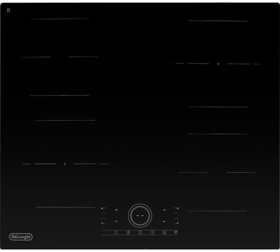 Варочная панель электрическая DeLonghi 59 см ELIO 2B0P CR К000000000307 1