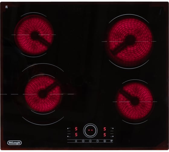 Варочная панель электрическая DeLonghi 59 см VITTORIO 1E1F CR К000000000308