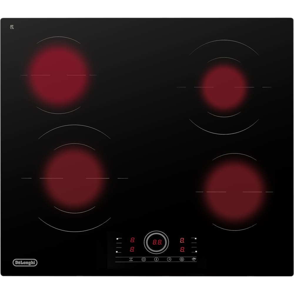 Варочная панель электрическая DeLonghi 59 см VITTORIO 2E1F CR ...