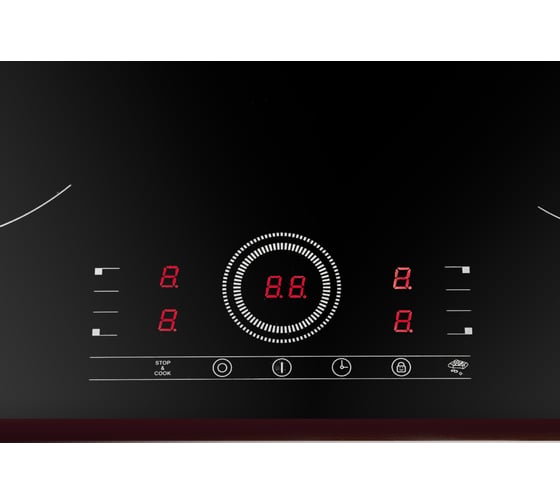 Варочная панель электрическая DeLonghi 59 см VITTORIO 2E1F CR К000000000309
