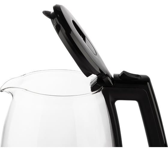 Чайник Homestar HS-1004 1.8 л стекло пластик черный 107841