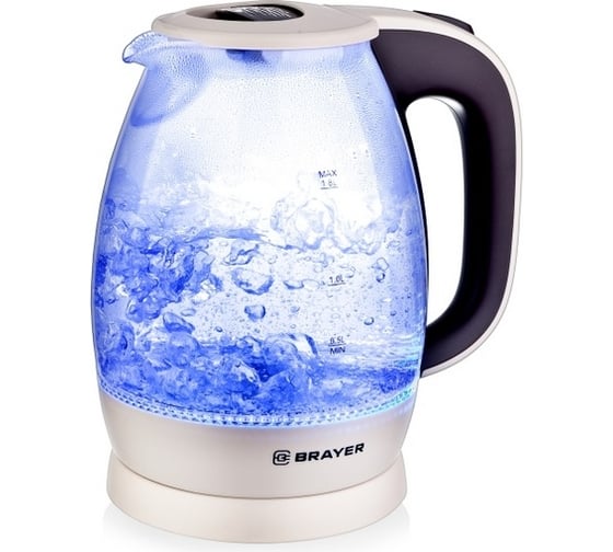 Электрический чайник BRAYER 2200 Вт, 1.8 л BR1045BN
