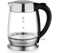 Электрический чайник BRAYER 2200 Вт, 1.7 л BR1010