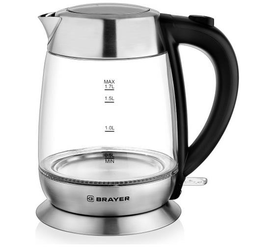 Электрический чайник BRAYER 2200 Вт, 1.7 л BR1010 1