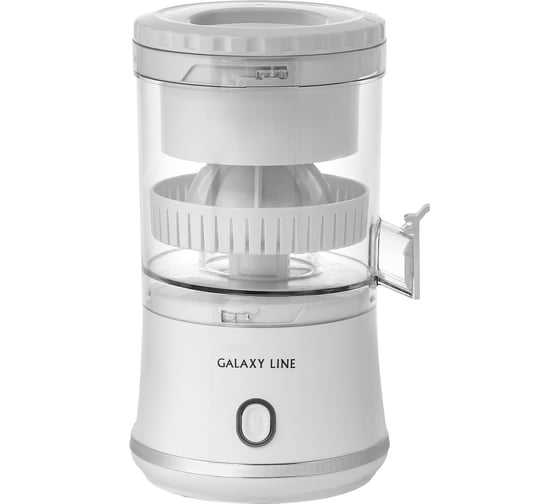 Соковыжималка аккумуляторная Galaxy LINE GL 0855, белый, для цитрусовых, 50 Вт 7020708551