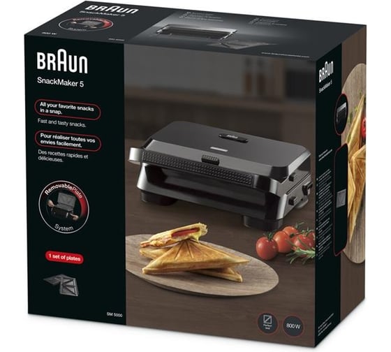 Сэндвичница Braun SM5000BK 0X23100000
