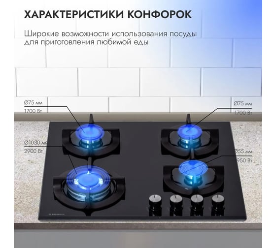 Варочная панель Delvento V60N41S057