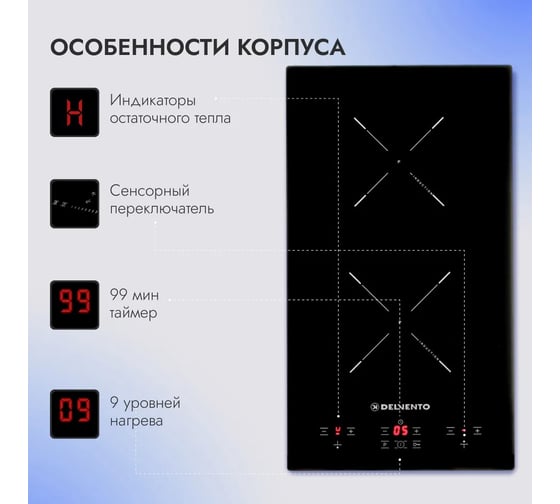 Варочная поверхность Delvento V30I72S100