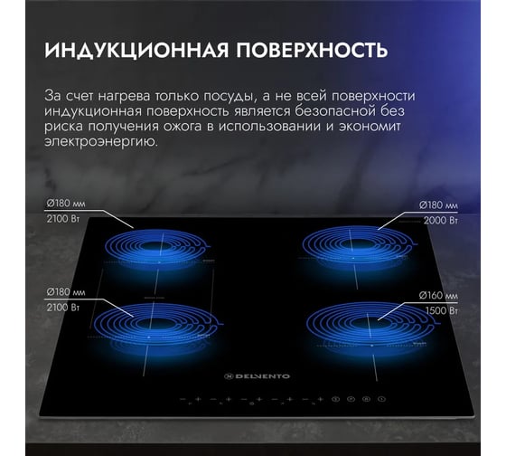 Варочная поверхность Delvento V60I74S200