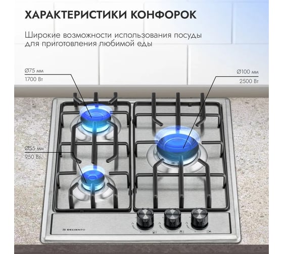 Варочная поверхность Delvento V45V30M088