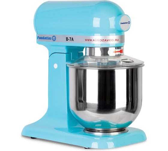 Миксер планетарный B-7A Eco, бирюзовый Foodatlas УТ000010872