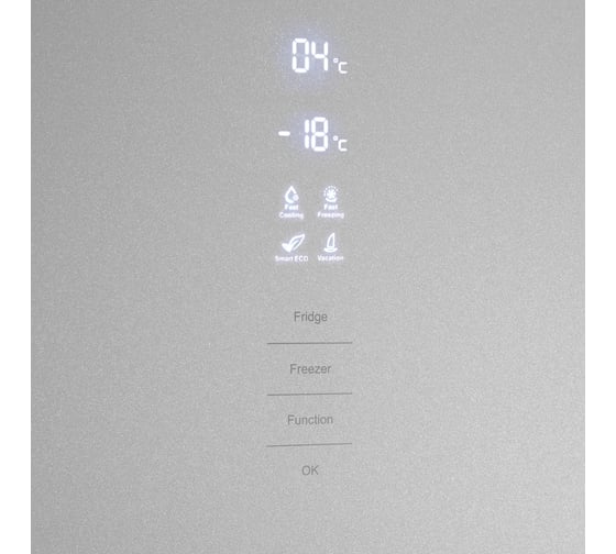 Холодильник MAUNFELD MFF200NFS Inverter