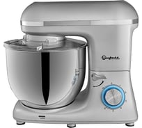 Миксер планетарный Bufett с дежой 7 л, серебро 640282