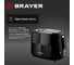 Тостер BRAYER 2117BR, 1080 Вт, 7 режимов, подогрев, разморозка, отмена, автоотключение, 2 тоста одновременно, съемный поддон BR2117 2