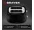 Тостер BRAYER 2117BR, 1080 Вт, 7 режимов, подогрев, разморозка, отмена, автоотключение, 2 тоста одновременно, съемный поддон BR2117 7