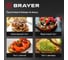 Тостер BRAYER 2116BR, 1080 Вт, 7 режимов, подогрев, разморозка, отмена, автоотключение, 2 тоста одновременно, съемный поддон BR2116 9