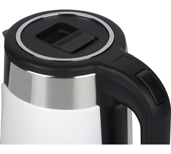 Чайник Homestar HS-1043 1.7 л, белый, двойной корпус 108855