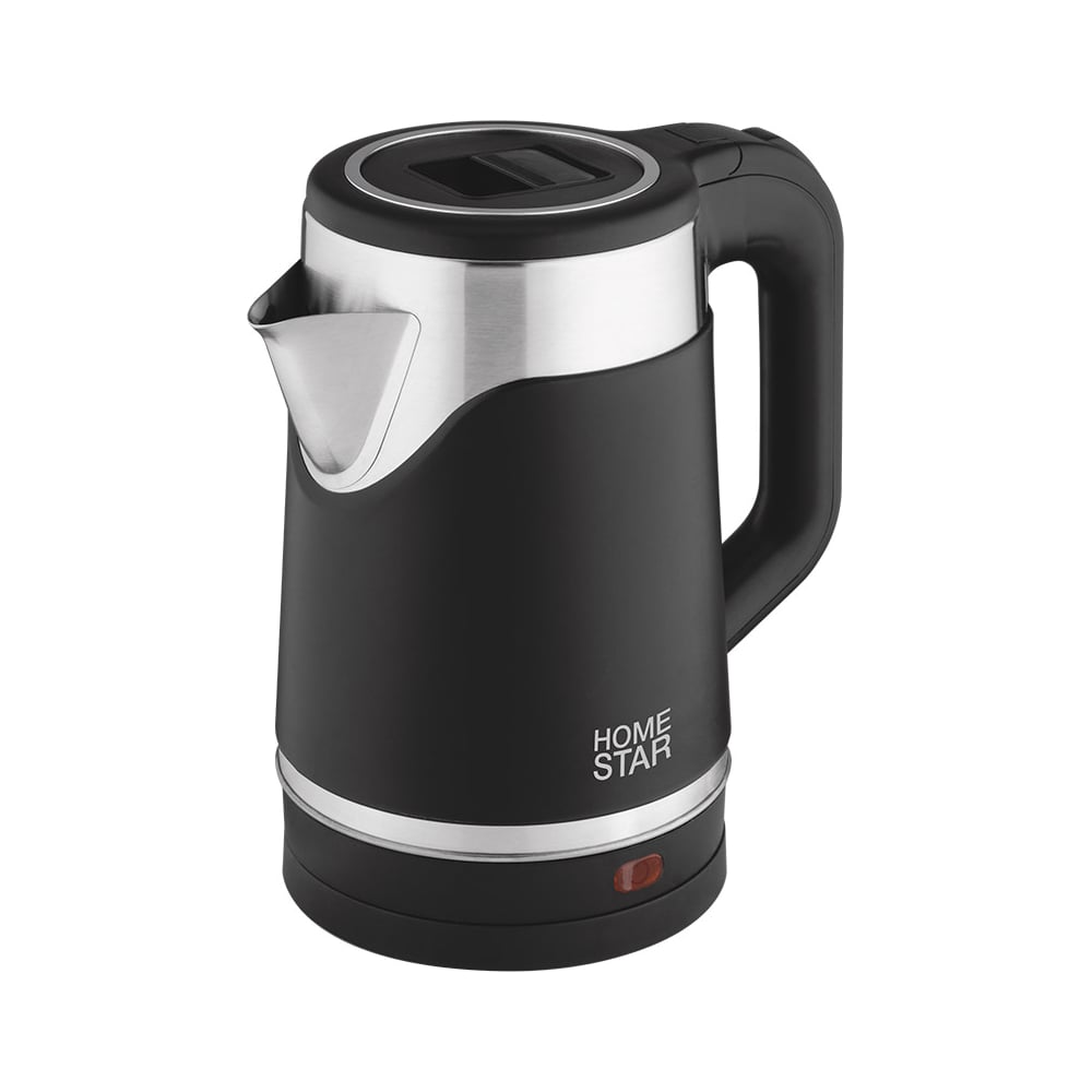 Чайник Homestar HS-1043 1.7 л, черный, двойной корпус 108851 - выгодная ...