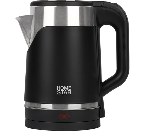 Чайник Homestar HS-1043 1.7 л, черный, двойной корпус 108851