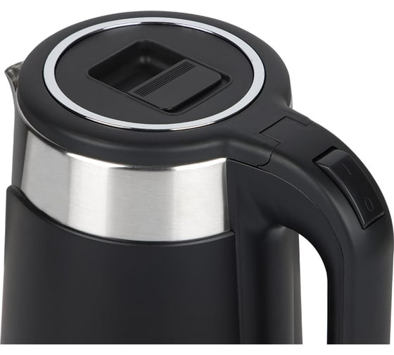 Чайник Homestar HS-1043 1.7 л, черный, двойной корпус 108851