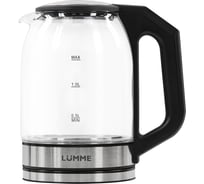 Стеклянный чайник LUMME LU-KT4109B черный 41527