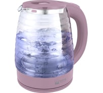 Стеклянный чайник HOME ELEMENT HE-KT2307 розовый 42541