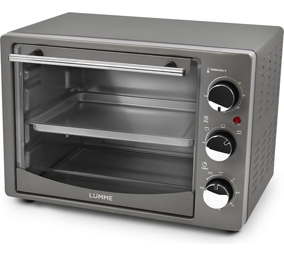 Духовой шкаф (мини-печь) LUMME LU-1708 серый жемчуг, 23 л, гриль 37789
