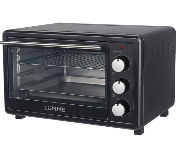 Духовой шкаф (мини-печь) LUMME LU-EO1715B черный жемчуг, 30 л, конвекция 42697 1