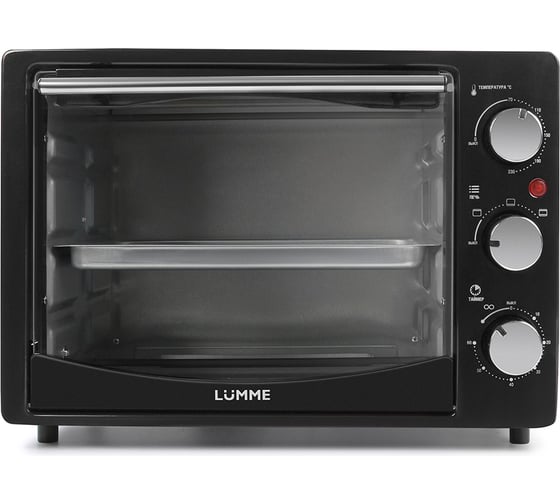 Духовой шкаф (мини-печь) LUMME LU-1708 черный жемчуг, 23 л, гриль 37745