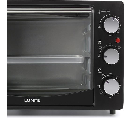 Духовой шкаф (мини-печь) LUMME LU-1708 черный жемчуг, 23 л, гриль 37745