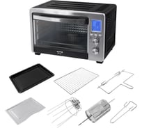 Духовой шкаф (мини-печь) STINGRAY ST-EO120A черный/сталь, 36 л, шашлычница, вертел, аэрогриль, конвекция 42952