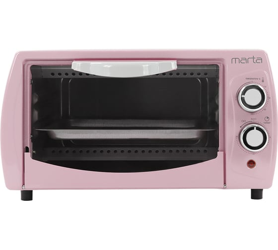 Духовой шкаф (мини-печь) MARTA MT-4282 розовый опал, 10 л, гриль 42643
