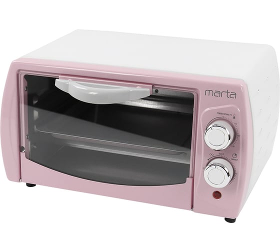 Духовой шкаф (мини-печь) MARTA MT-4282 розовый опал, 10 л, гриль 42643