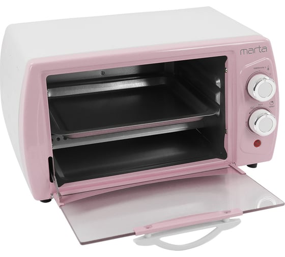 Духовой шкаф (мини-печь) MARTA MT-4282 розовый опал, 10 л, гриль 42643