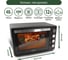 Духовой шкаф (мини-печь) MARTA MT-4281 черный жемчуг, 40 л, конвекция+шашлычница+вертел+эмаль 37278 6