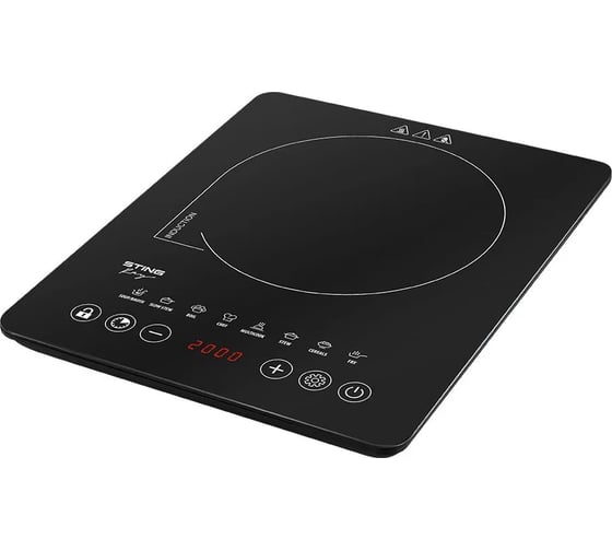 Электрическая индукционная безимпульсная плитка STINGRAY ST-HP3526A черный 42658 1