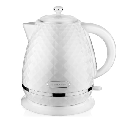 Электрический чайник BRAYER Strix, 2200 Вт, 1.7 л BR1008WH