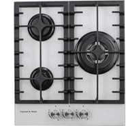 Газовая варочная панель Zigmund & Shtain на стекле M 23.4 W