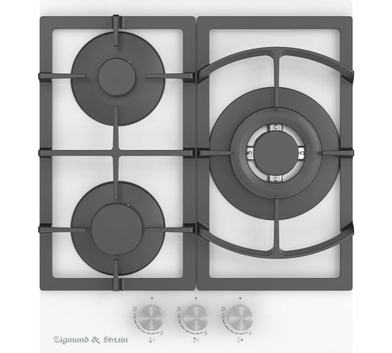 Газовая варочная панель Zigmund & Shtain на стекле M 26.4 W